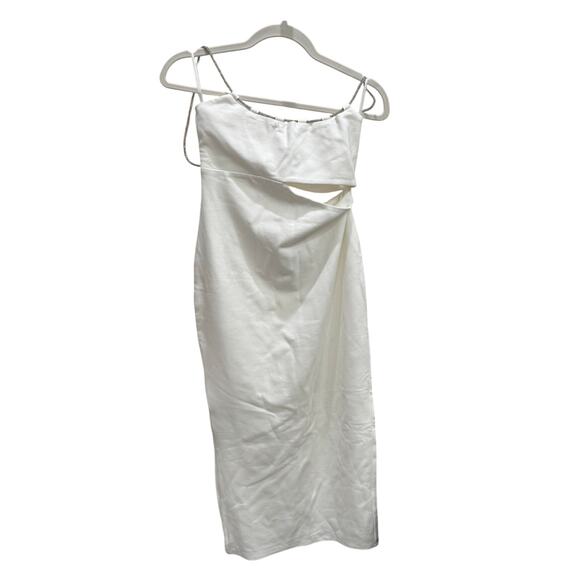 Lovers & Friends Charlotte Midi Dress White NWT Size Small – Retail $188 - Picture 5 of 7